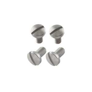 Hogue Slotted Grip Screws Colt Government 4 Slot Stainless Steel