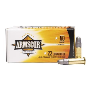 Armscor 22LR 40 gr Solid Point 50/Box