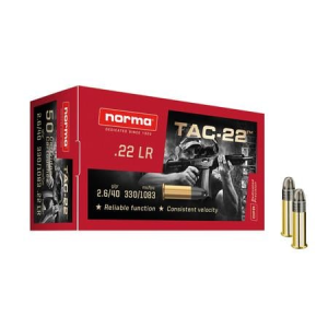 Norma 22 LR 40 gr LRN TAC-22 50/Box