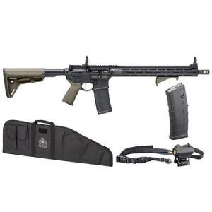 Springfield Saint Victor 5.56mm OD Green AR-15 Gear Up Rifle Package with Extra Mag, Vortex