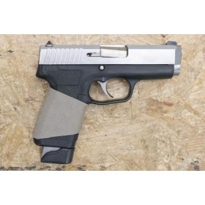 Kahr Arms CW40 40SW Police Trade-In Pistol with Stainless Slide and Rubber Grip Sleeve