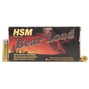 Hsm Hsm 500 SW Magnum 440 gr Wide Flat Nose Bear Load Police Trade-In Ammo 19/Box