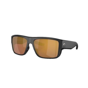 Costa Del Mar Costa Del Mar Taxman Sunglasses - Matte Black with Gold Mirror Lenses - $309.00 at Sportsmans Outdoor Superstore