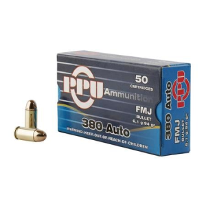 Ppu Ppu 380 ACP 94 Grain FMJ, 50/Box