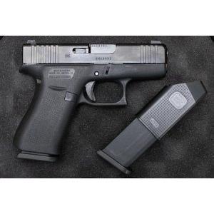 Glock Glock 43X 9mm Police Trade-In Pistol, with Two Mags, Case
