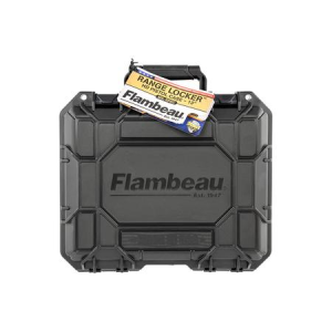 Flambeau Range Locker HD Pistol Case Black