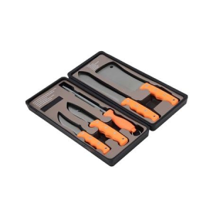Pursuit Gear Big Game Processing Butcher Set 5-Piece Orange