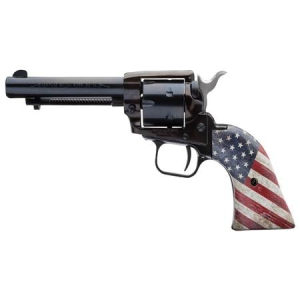 Heritage Rough Rider 22LR Rimfire Revolver with 4.75-Inch Barrel and US Flag Grips