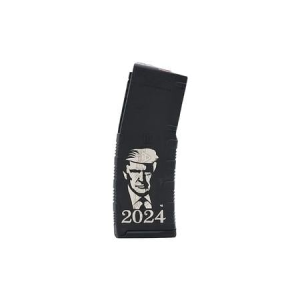 Black Rain Ordnance AR-Compatible 223 Rem/5.56 NATO 30-Round Magazine with Trump 2024 Engraving