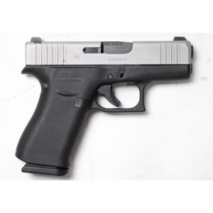 Glock Glock 43X 9mm Police Trade-In Semi-Auto Pistol with Silver nPVD Finished Slide