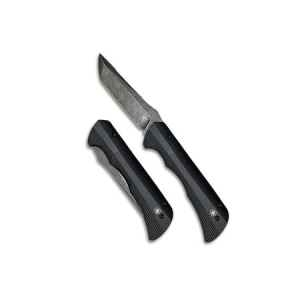 Templar Knife Auto Assisted Black Drop Blade Knife