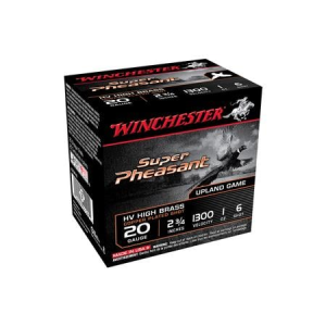 Winchester Winchester 20 Gauge 2 3/4 in 6 Shot Super Pheasant 25/Box