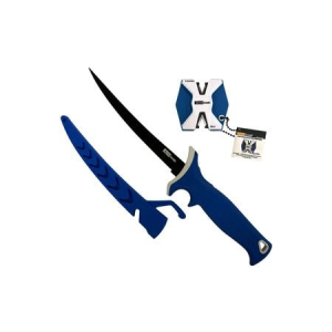 Accusharp 6.5 Inchy Fixed Fillet Knife w/ 2-Step Sharpener