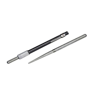Accusharp Rod Sharpener Hand Held Diamond Sharpener Black Overmolded Rubber Handle Steel