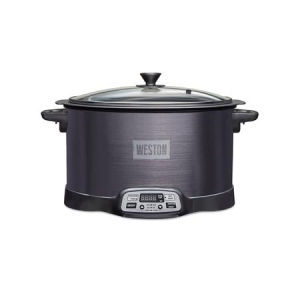 Weston Brand 2-in-1 6 QT Indoor Smoker & Slow Cooker