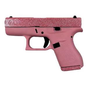 Glock Glock 42 .380 ACP Single-Stack Pistol with Pink Bubblegum Glitter Finish