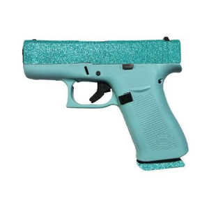 Glock Glock 43X 9mm Pistol with MaliBlue Glitter Finish