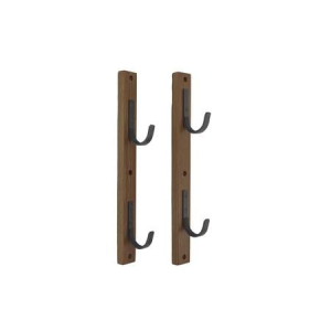 Allen Gun Collector Hardwood 2 Gun Rack - Brown/Black