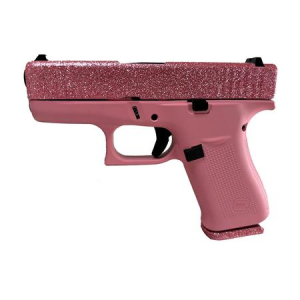 Glock Glock 43X 9mm Semi-Auto Pistol with Bubble Gum Pink Glitter Finish
