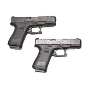 Glock Glock 19 Gen 5 9mm Police Trade-in Pistol with Three Magazines and Front Serrations