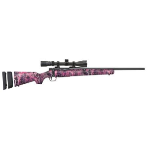 Mossberg Patriot Super Bantam 6.5 Creedmoor Bolt-Action Rifle Scoped Combo with Muddy Girl Camo Finish and 3-9x40mm Scope