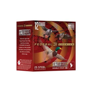 Federal Federal 12 Gauge 3 Inch 1-1/4 Oz 2 Shot Ultra Steel 25/Box