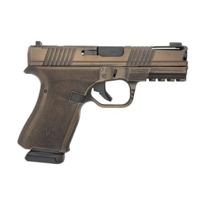 Black Rain Ordnance Frontline+ Compact Frame 9mm Luger Pistol with Burnt Bronze Battleworn Finish