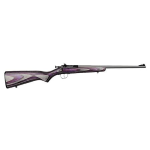 Keystone Youth 22 LR Bolt Action Rimfire Rifle In Purple And Grey