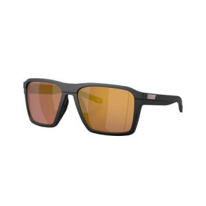 Costa Del Mar Antille Netplus Black Frame with Gold Mirror Polarized Lenses