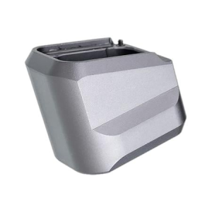 Tyrant Cnc Tyrant Cnc Magazine Extension Fits H&K VP9/VP40/VP30 5rd Grey Aluminum