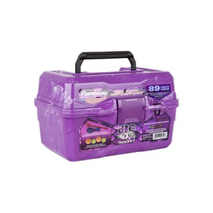 Flambeau Big Mouth Tackle Box- Purple 89 Piece