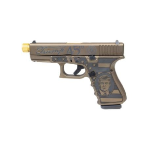 Glock Glock 19 GEN4 9mm Donald Trump Keep America Great Edition Pistol with Threaded Barrel (Made in USA)