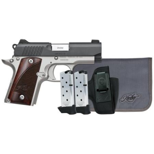 Kimber Micro 9 RTC Bundle Micro Frame 9mm Luger Pistol with Rosewood Grips