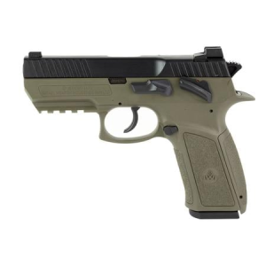 IWI Jericho 941 Enhanced 9mm Pistol with OD Green Frame and Manual Thumb Safety