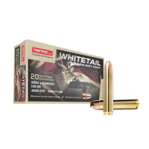 Norma 350 Legend 155 Grain Soft Point Whitetail 20/Box