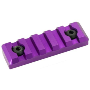 Timber Creek M-LOK 5 Slot Picatinny Rail, Purple Anodized