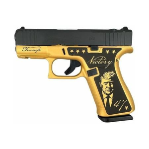 Glock Glock 43X MOS 9mm Pistol with Trump Victory Golden Age Frame
