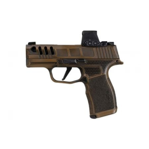 Sig Sauer P365X 9mm Shark Coast Tactical Custom Battlewear Pistol with ROMEO-X Compact Red Dot Optic
