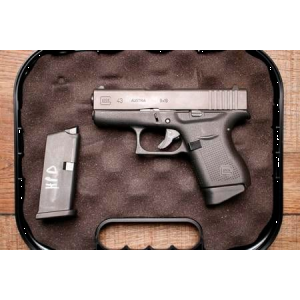 Glock Glock 43 9mm Police Trade-In Pistol with Case and Tw Magazines