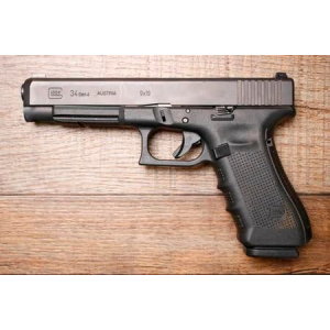 Glock Glock 34 Gen 4 9mm Police Trade-In Pistol with Night Sights (Fair Condition)