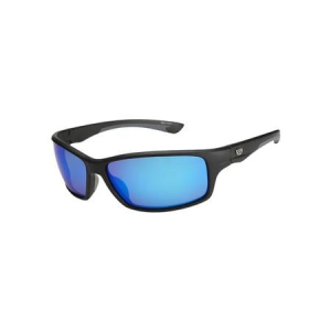 Strike King Plus Hudson with Matte Black Frame and Multi White Blue Mirror Gray Base Lenses