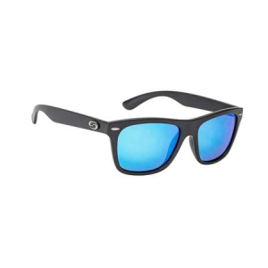 Strike King Strike King SK PlusCash Sunglasses Black Matte White Blue Mirror - $34.99 at Sportsmans Outdoor Superstore