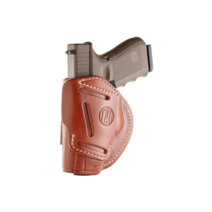 1791 Gunleather 1791 Gunleather 4-Way IWB/OWB Signature Brown Leather Belt Clip Holster for SW MP/Springfield XD/Glock 17/HK VP9
