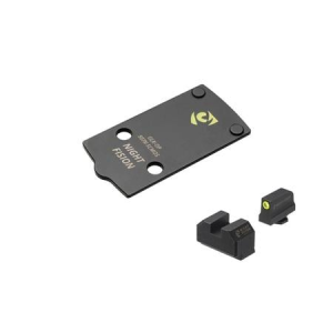 Night Fision Night Fision Optic Plate Tritium Yellow Front Sight Combo: 507K to Glock 43x MOS