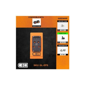 Ch Precision V4 MIL/LEO Adapter Holosun EPS / EPS Carry for Glock MOS