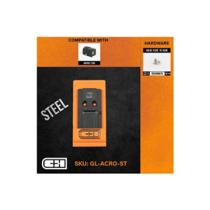 C&H Precision Ch Precision Steel V4 MIL/LEO Adapter Aimpoint ACRO for Glock MOS