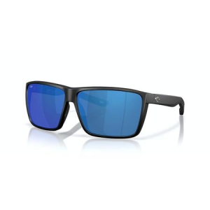 Costa Del Mar Rincon II Matte Black with Blue Mirror Polarized Polycarbonate 580P Lenses
