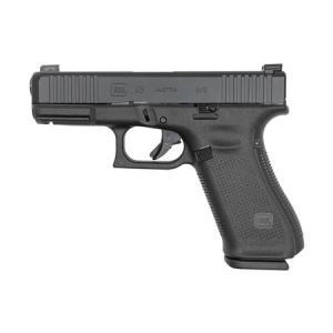 Glock Glock 45 9mm Pistol with Front Slide Serrations and Ameriglo Bold Sights