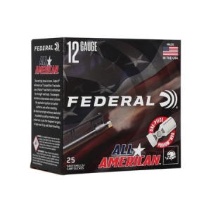 Federal Federal All-American 12Gauge 2.75" 1oz 8Shot 25 Per Box/10 Case