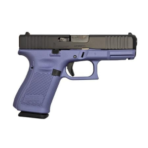 Glock Glock 19 GEN5 9mm Pistol with Cerakote Crushed Orchid Frame and Black Slide